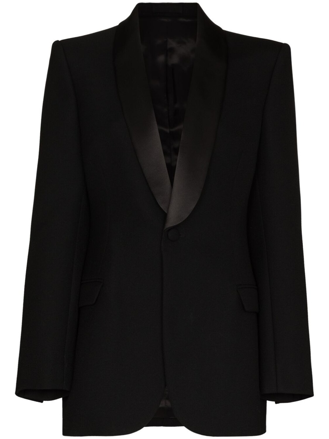 

WARDROBE.NYC однобортный блейзер, черный