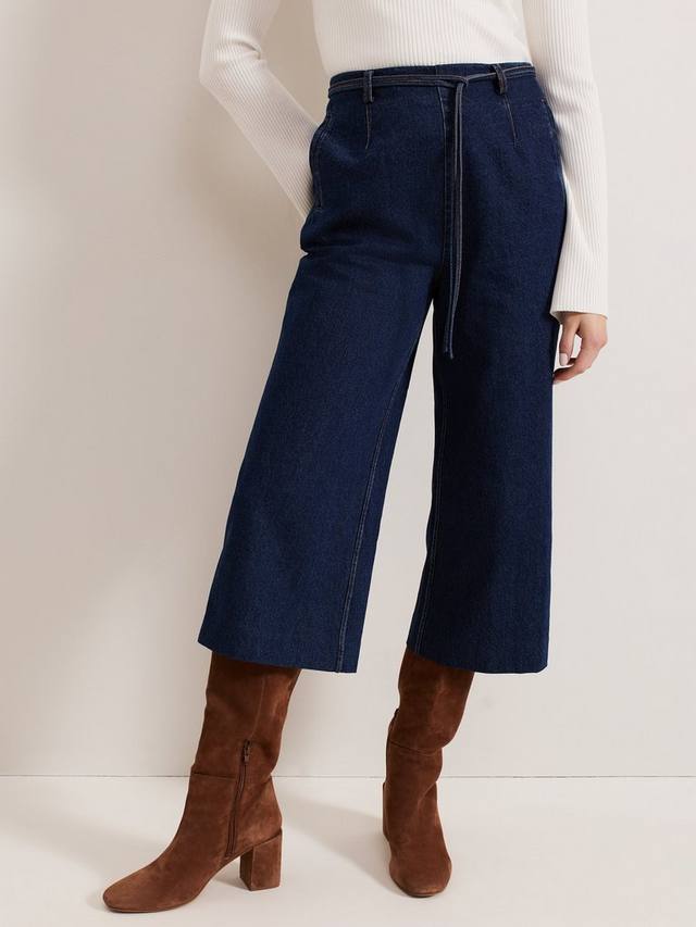 

Джинсовые брюки - кюлоты aubrielle Phase Eight, цвет Mid Wash