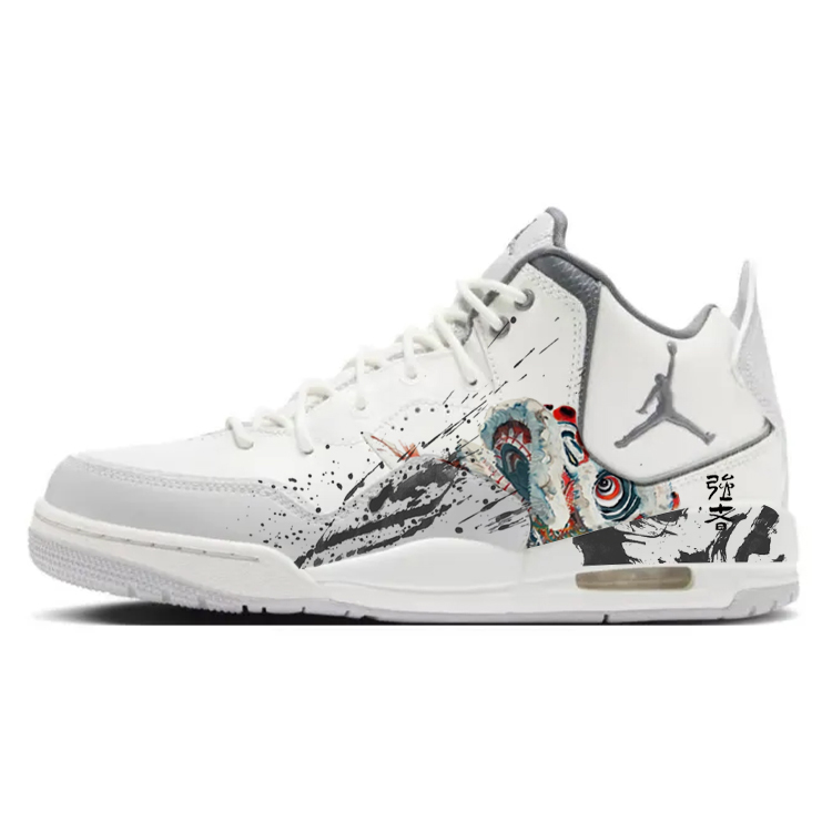 

Jordan Баскетбольные кроссовки Courtside 23 Vintage, мужские, средний верх, белые/серые