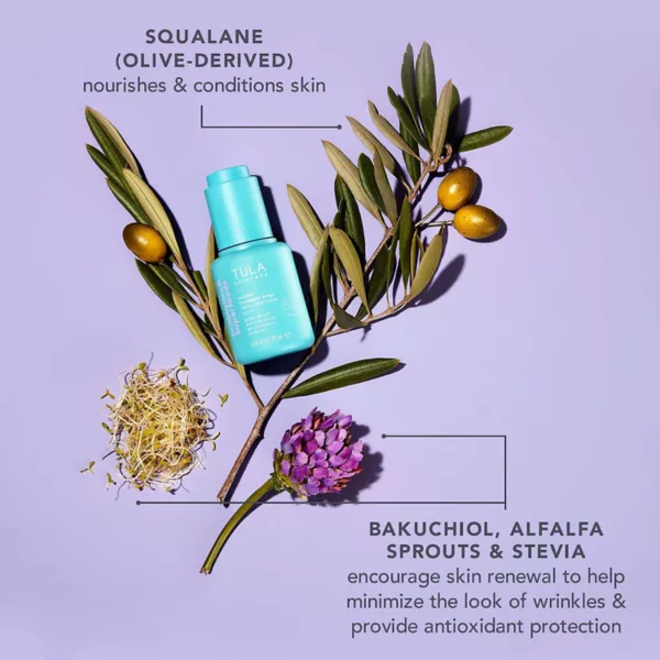 Капли против морщин с ретинолом, альтернативная сыворотка Tula Skincare — фото 2