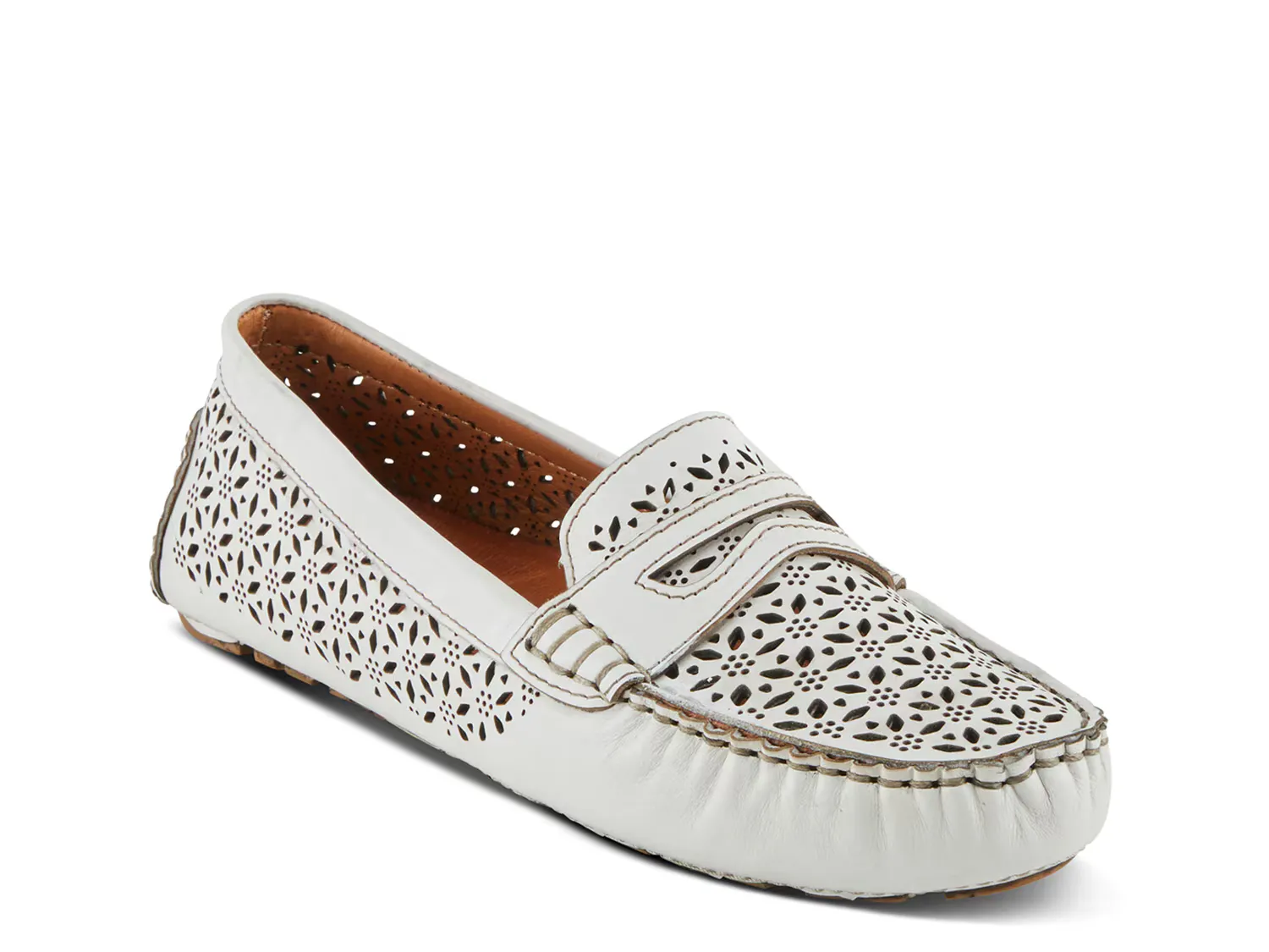 

Балетки Crain Moccasin Spring Step, белый