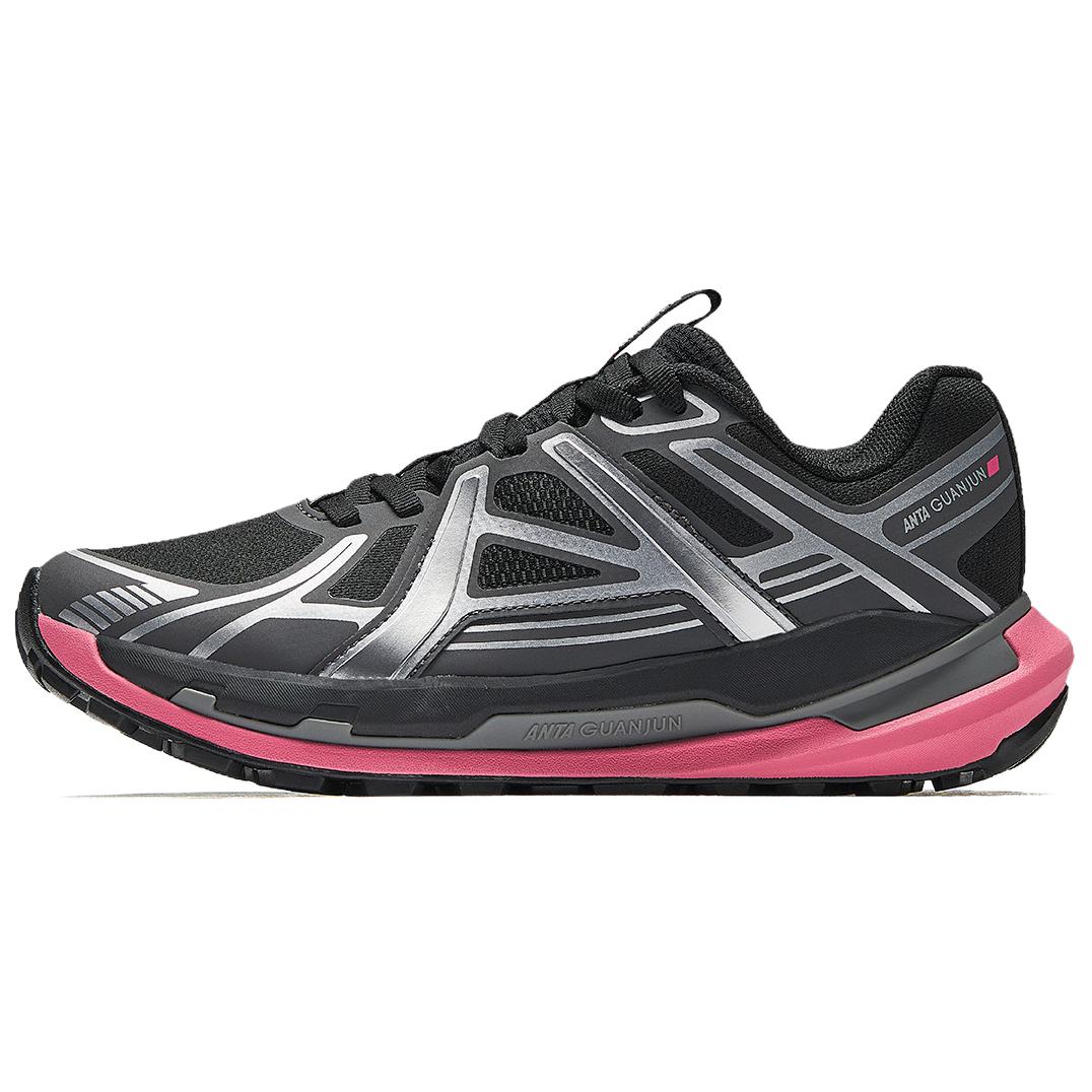 

ANTA Champion All Weather Series нескользящие поддерживающие низкие трейловые кроссовки для женщин black silver
