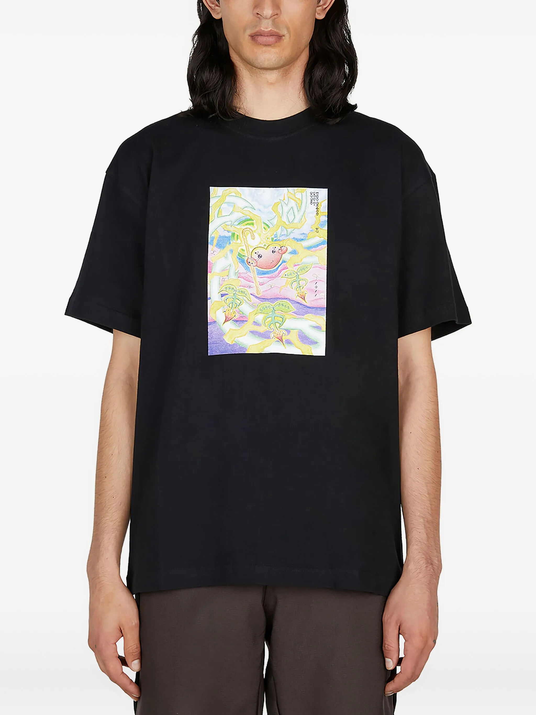 

Футболка с графичным принтом Funguys, черный