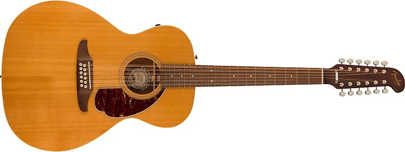 

Акустическая гитара Fender Villager 12 String Acoustic Electric Guitar with Gig Bag, Aged Natural
