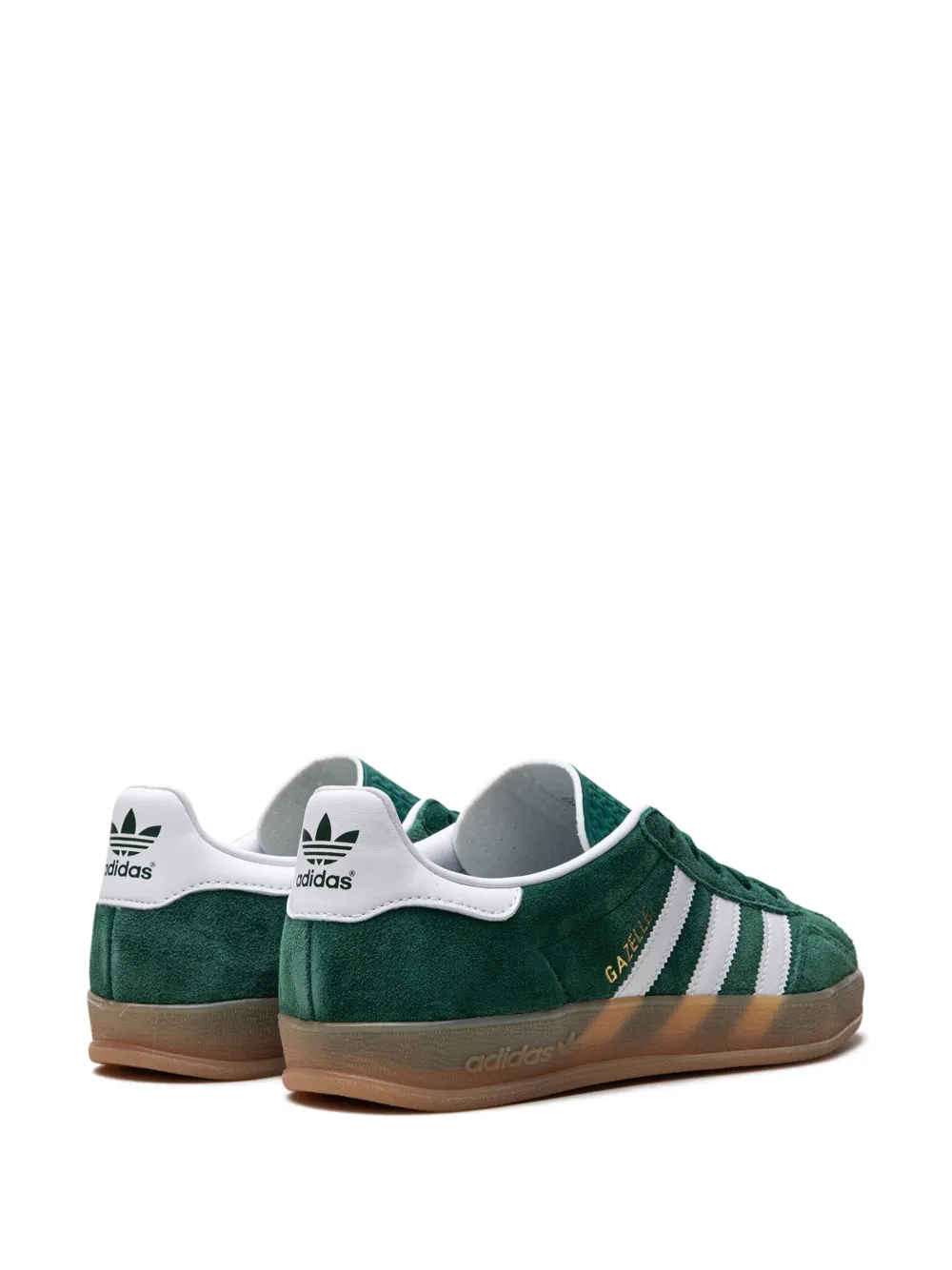 Кроссовки Gazelle Indoor Collegiate Green adidas, зеленый — фото 3