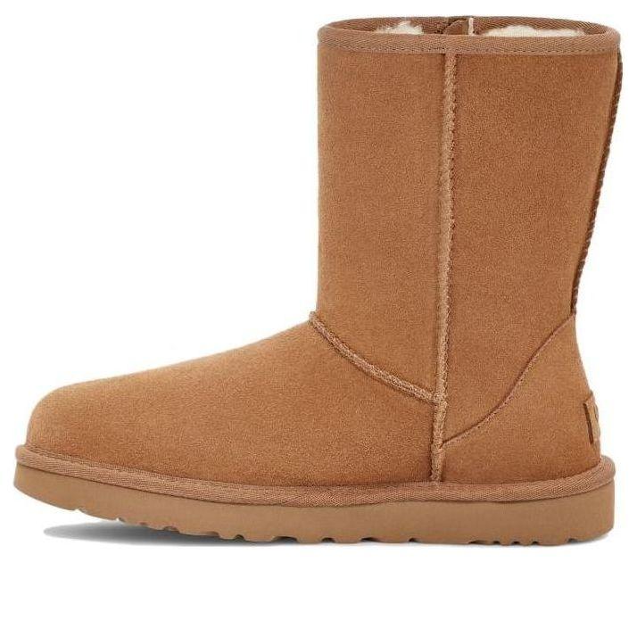 Угги (WMNS) UGG Classic Short Bailey Zip 'Chestnut'