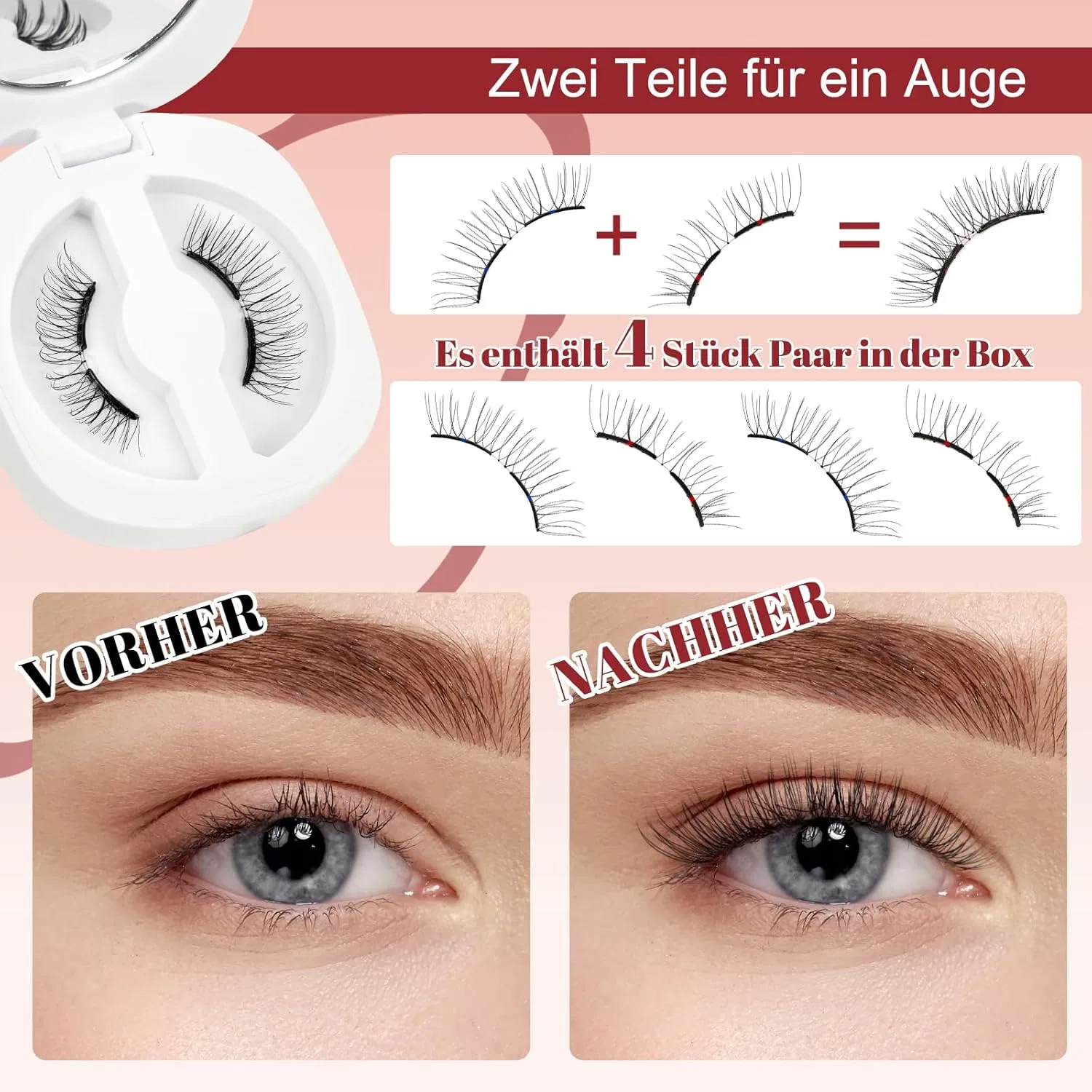 Магнитные ресницы «SET-E» с аппликатором от Higu clace Higu Clace, Set-E — фото 2
