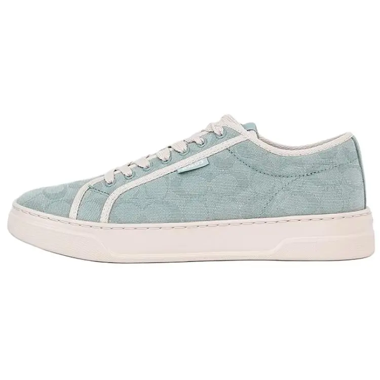 

COACH Низкие парусиновые кроссовки Canvas Sneake, мужские, мятно-зеленые