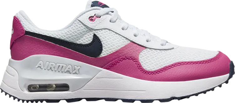 

Кроссовки Air Max SYSTM GS 'White Fierce Pink', розовый