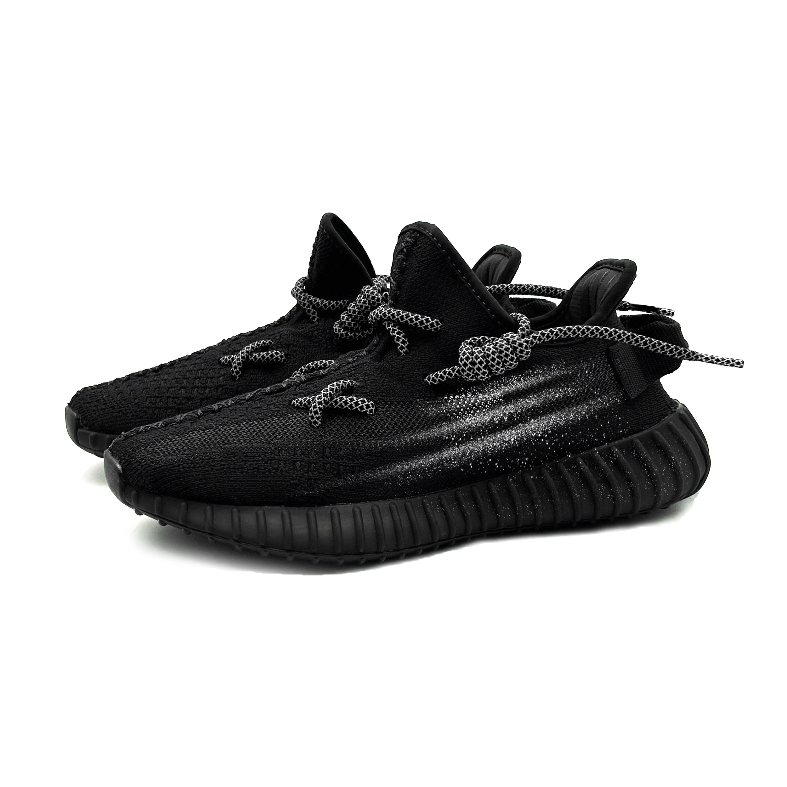 Yeezy Boost 350 Baby's Breath Shooting Stars тканевая подушка Slip Resistant Abrasion Resistant Adidas Originals, черный серебро — фото 4