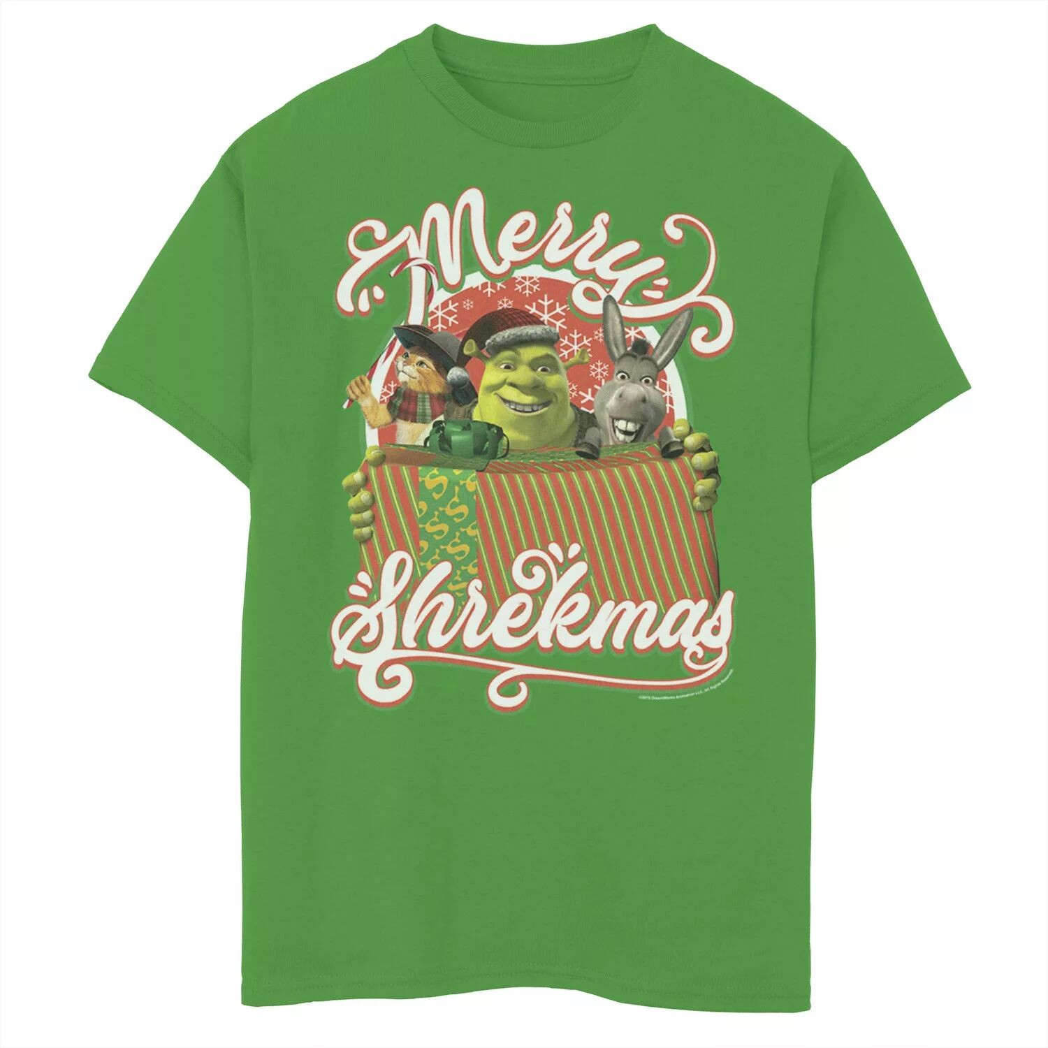 

Футболка с рисунком DreamWorks Shrek Merry Shrekmas для мальчиков 8–20 лет DreamWorks