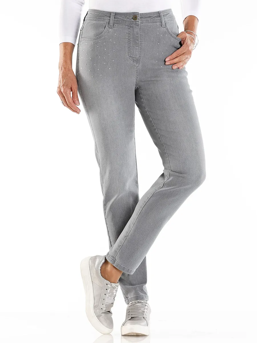 

Удобные джинсы Classic Basics (1 шт.), серый