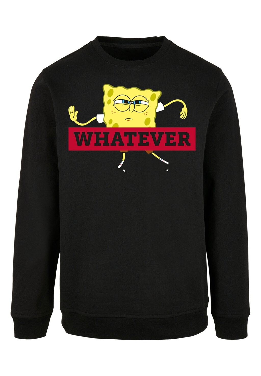 

Толстовка SPONGEBOB SCHWAMMKOP WHATEVER F4NT4STIC, черный