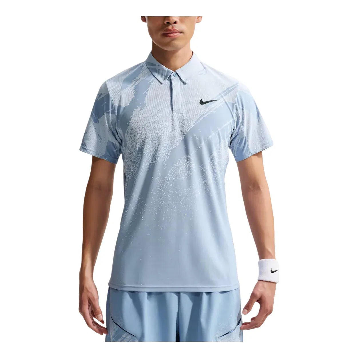 Поло Nike Court Slam Dri-FIT ADV 'Work Blue Hydrogen Blue Black' IB1029-486, синий