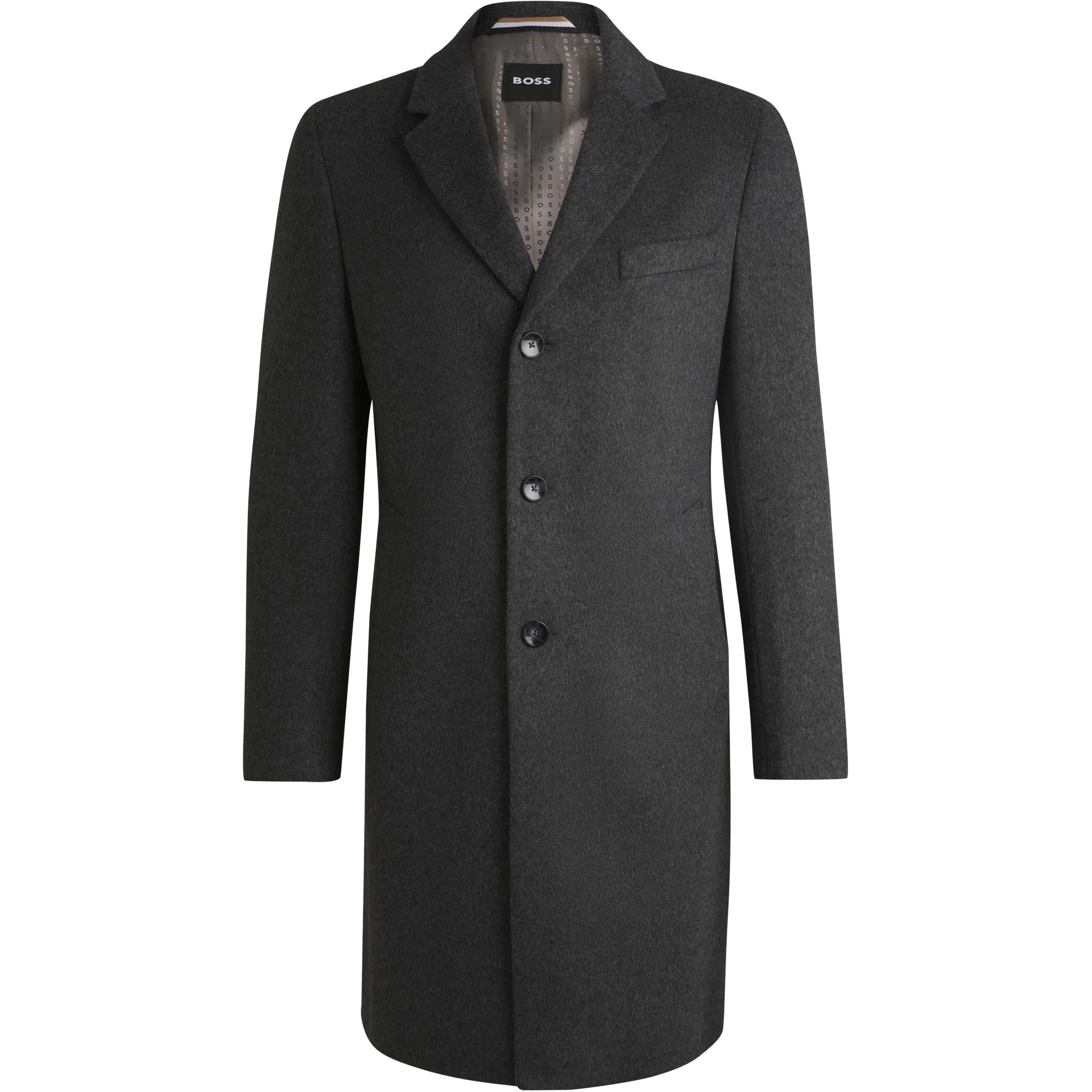 

HUGO BOSS Босс однобортное пальто, Gray
