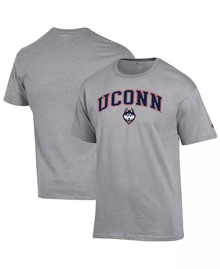 

Мужская футболка Heather Gray UConn Huskies с арочным логотипом Champion