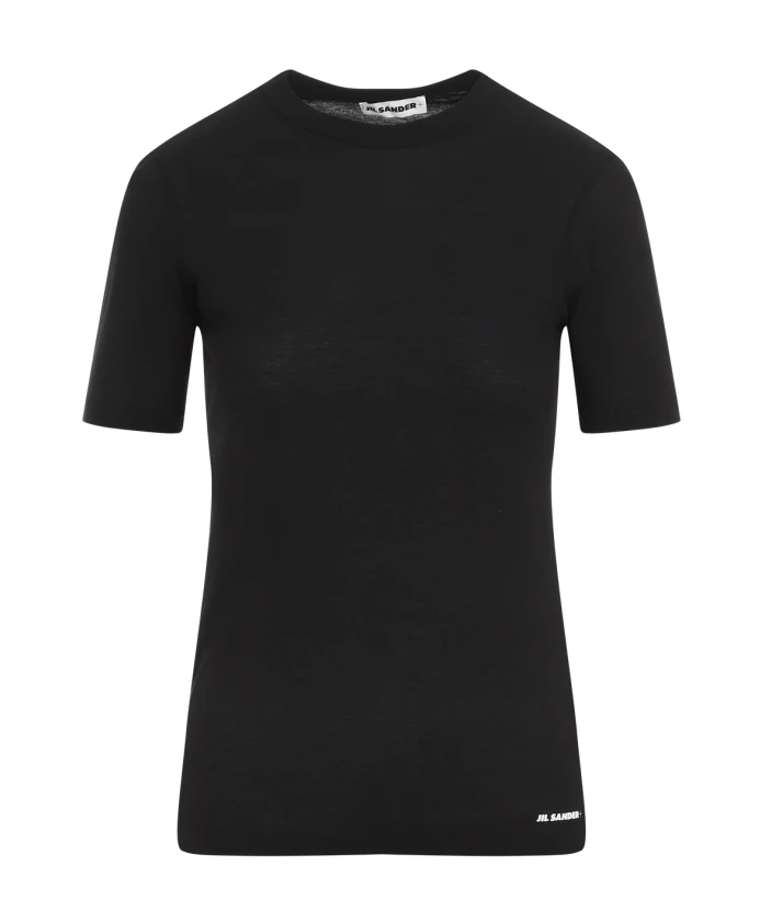 

Черная футболка для женщин Jil Sander, черный