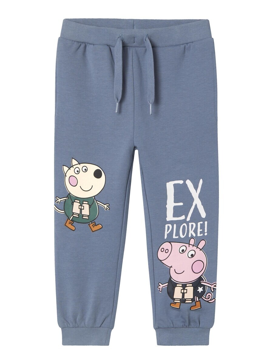 

Тканевые брюки NAME IT Regular Pants Peppa Wutz, базальтовый серый