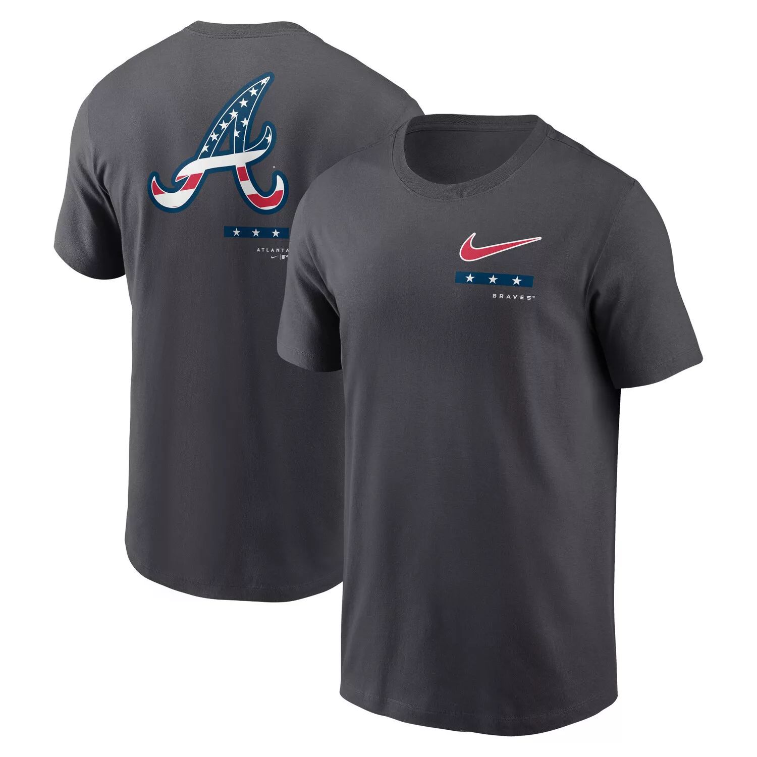 

Мужская футболка Nike Anthracite Atlanta Braves Americana