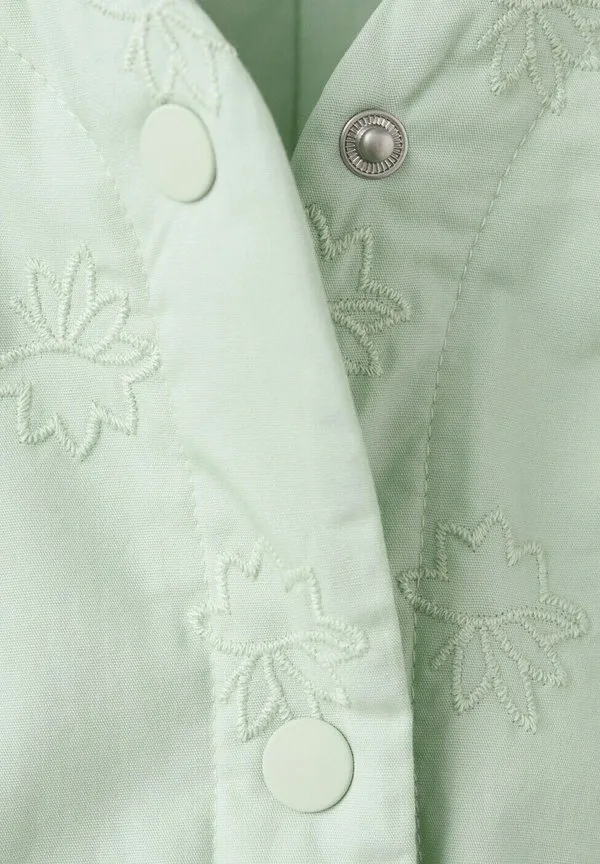Детская летняя куртка Mango Kids, Pastel Green — фото 4