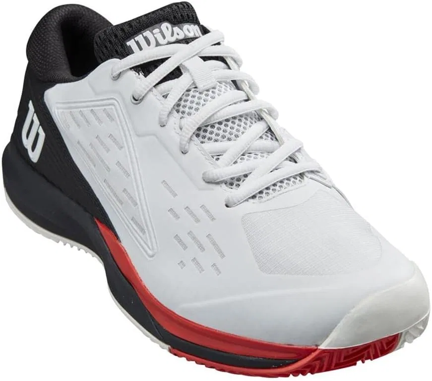 Кроссовки Wilson Herren Wilsontennis Shoes, White Black Poppy Red — фото 3