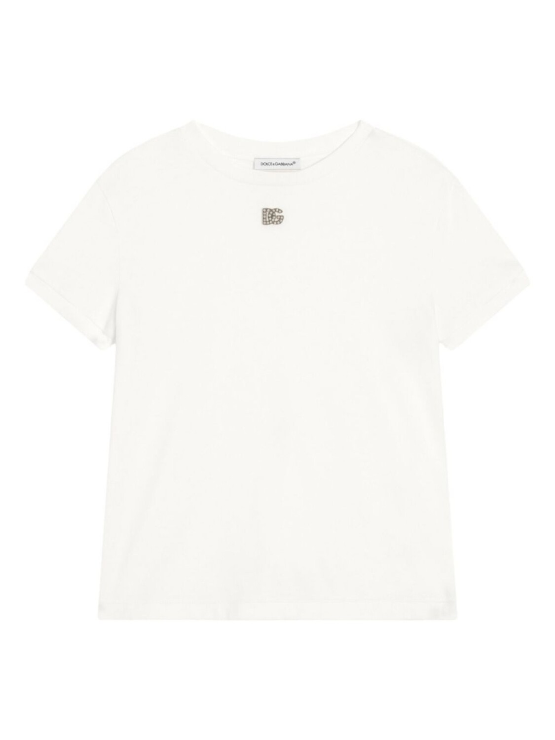 

Футболка с логотипом Dolce & Gabbana Kids, белый