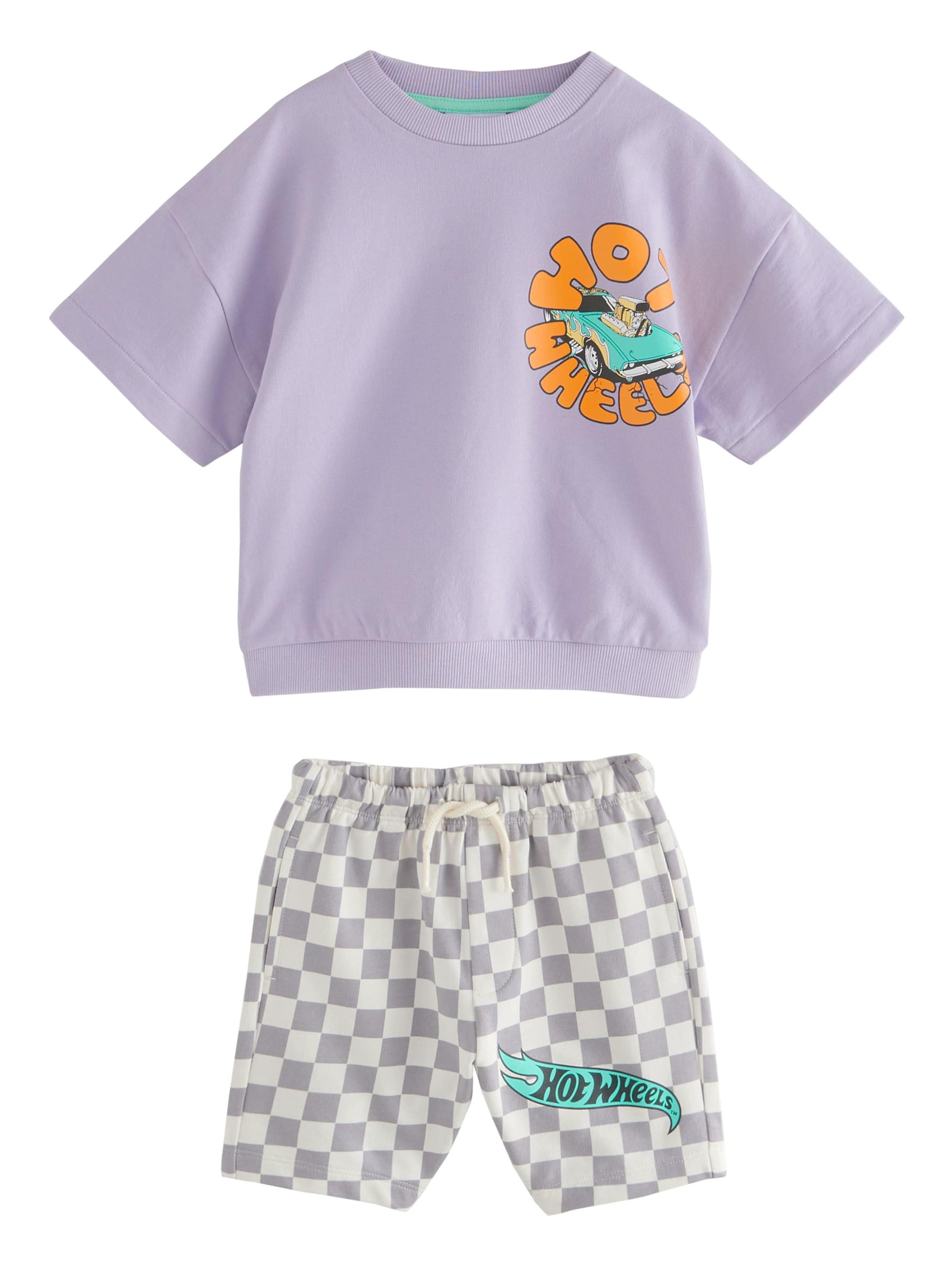 

Next Набор 'Hot Wheels Check' в светло-сером и сиреневом цветах