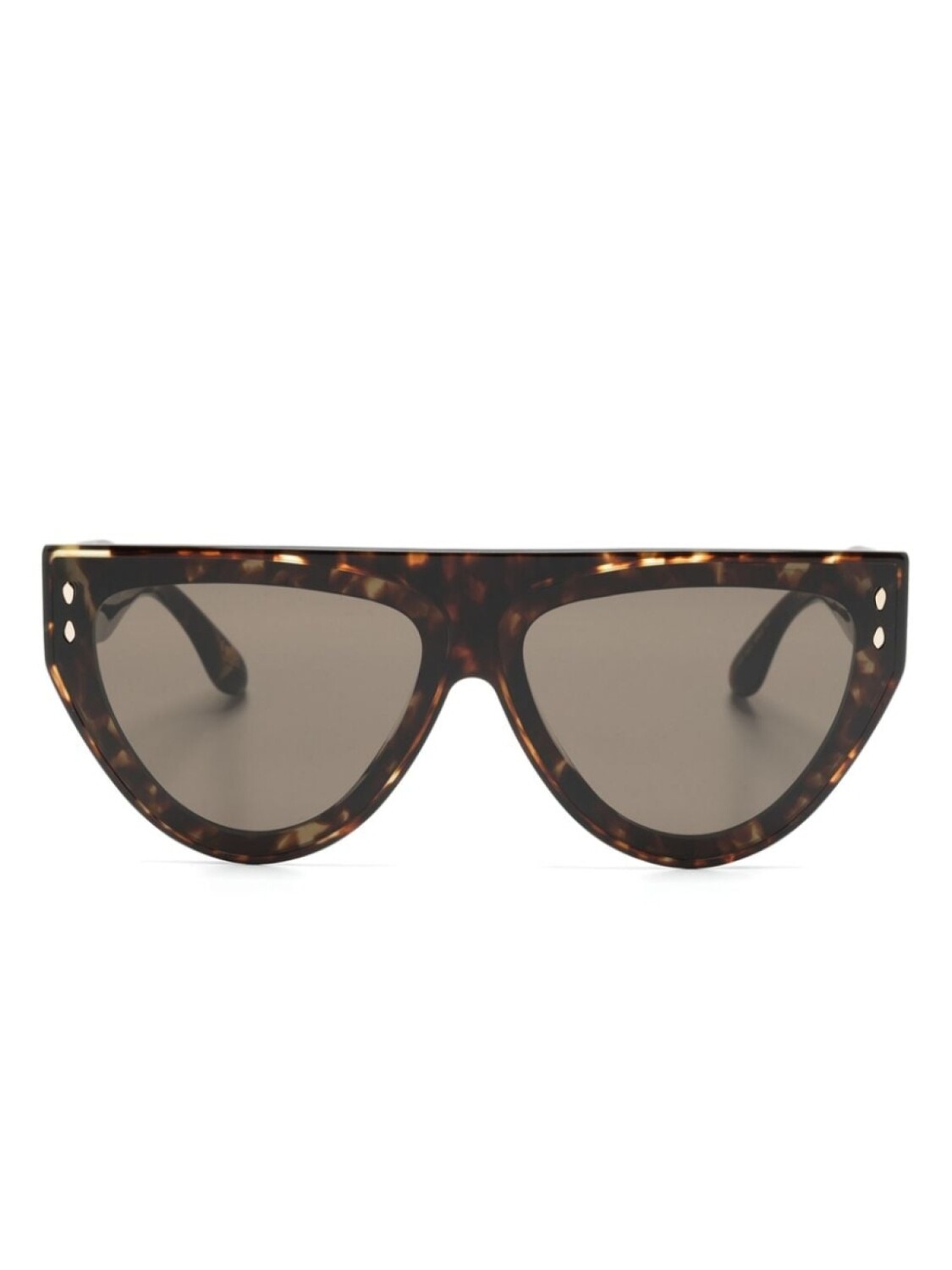 

Isabel Marant Eyewear солнцезащитные очки в массивной оправе, коричневый