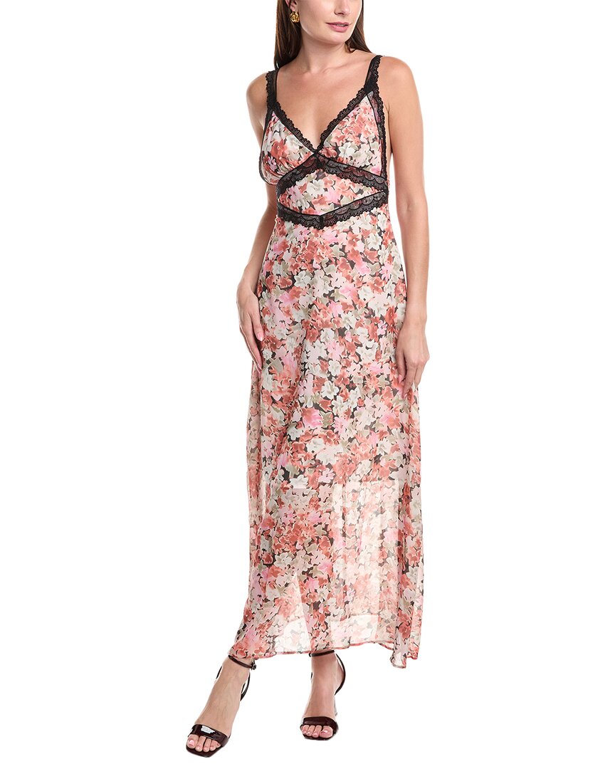 

Серенетт Миди-платье с кружевной отделкой SERENETTE, розовый