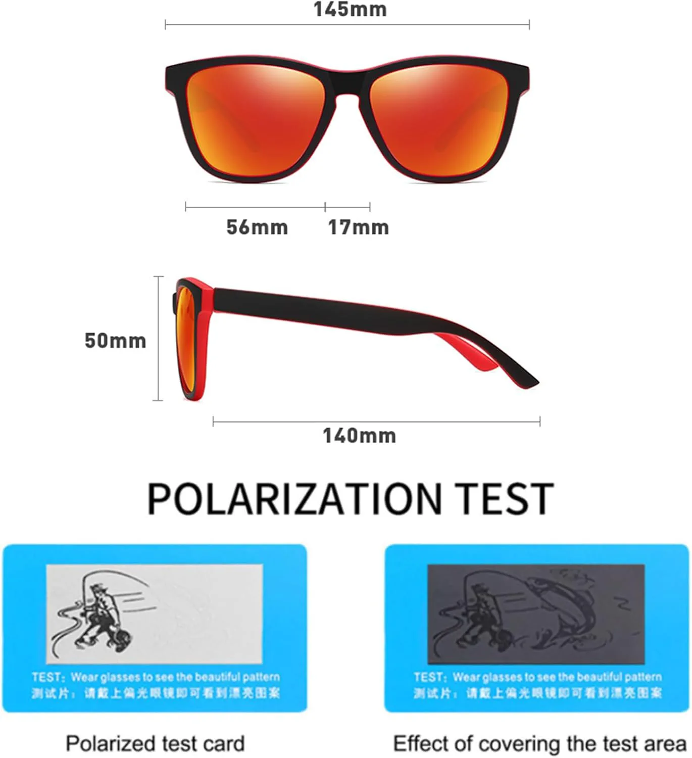 

Женские поляризованные солнцезащитные очки с защитой UV400 - ретро-стиль, сверхлегкая оправа для вождения, рыбалки, гольфа и активного отдыха на природе Bubmari, J