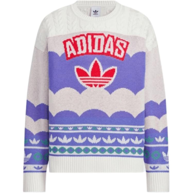 Adidas Originals Свитер Unisex Purple White — фото 2