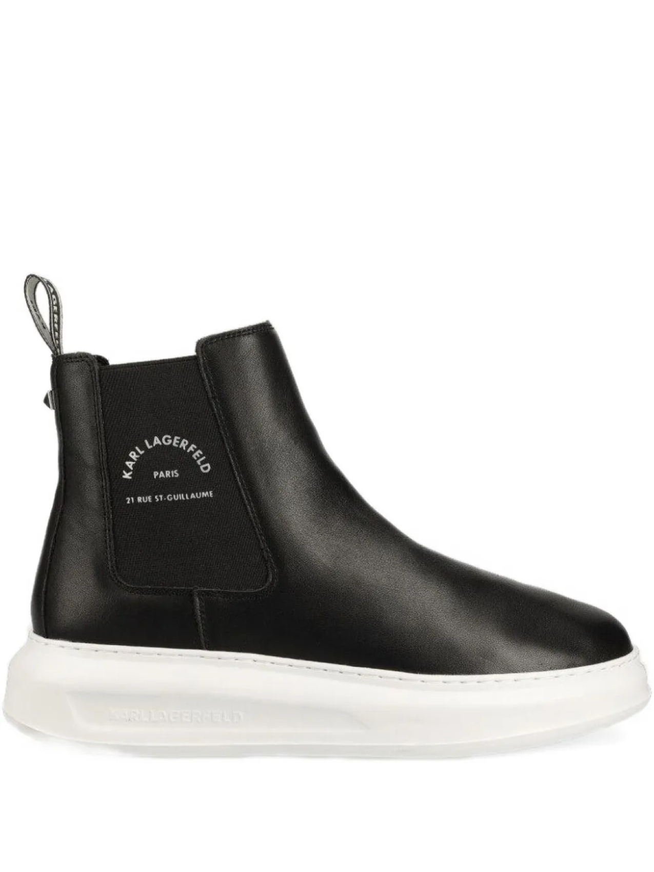 

Кожаные сапоги Karl Lagerfeld, черный