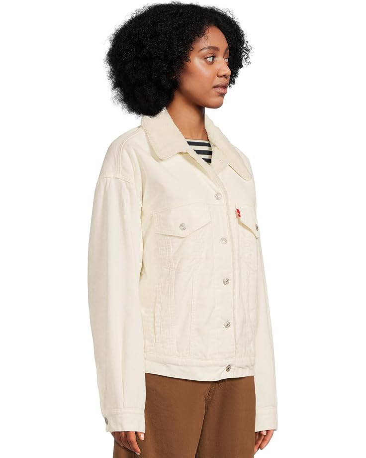 Женская куртка Levi's Womens 90s Sherpa Trucker, Egret — фото 2