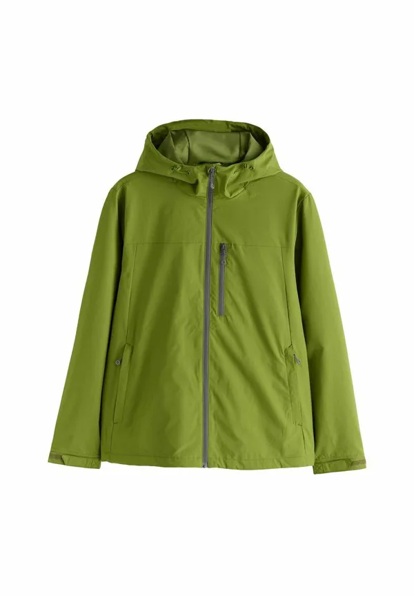 Водонепроницаемая куртка-анорак стандартного кроя, устойчивая к дождю. Next, Green