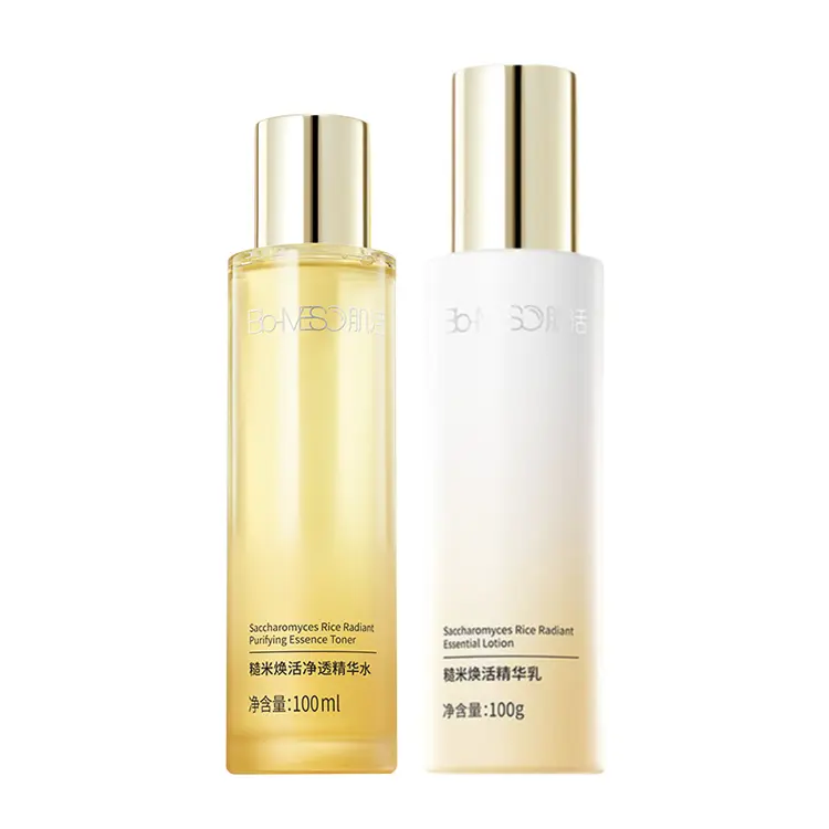 

Набор для ухода за кожей Muscle Activity Rough Rice Revitalizing Lotion: осветляющий, восстанавливающий, увлажняющий, комплект из двух предметов BIO-MESO, two-piece set: 2.0 коричневый rice serums essence 100ml+2.0 коричневый rice serums lotion...