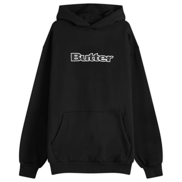 

Худи с аппликацией из атласа и логотипом Butter Goods, черный