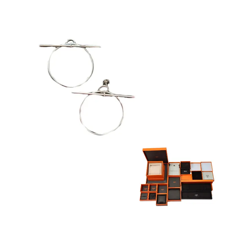 HERMES Серьги из стерлингового серебра 925 пробы