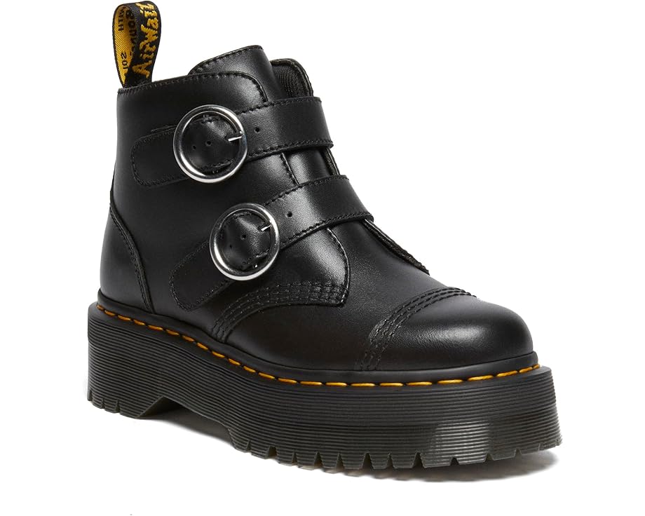 

Ботинки Dr. Martens Devon Circle Leather Platform Boots, черный