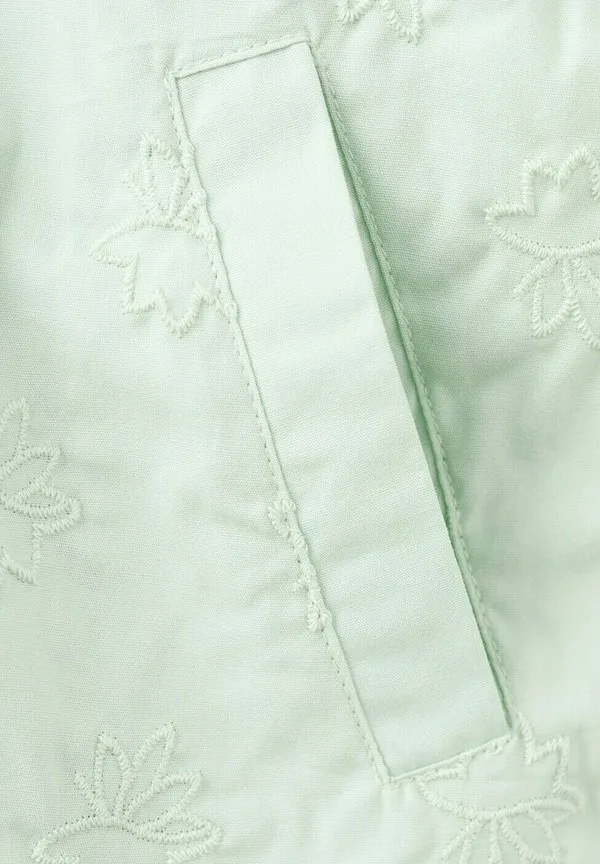 Детская летняя куртка Mango Kids, Pastel Green — фото 3