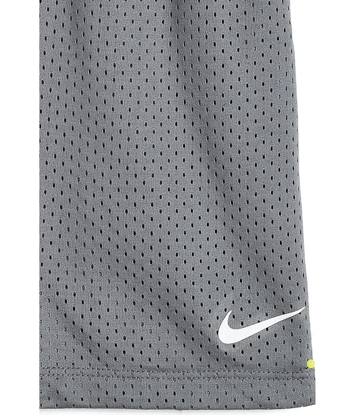 Шорты из дышащей сетки Dri-FIT Nike Kids, Smoke Grey — фото 3