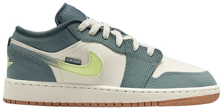 

Кроссовки Air Jordan 1 Low SE GS, зеленый