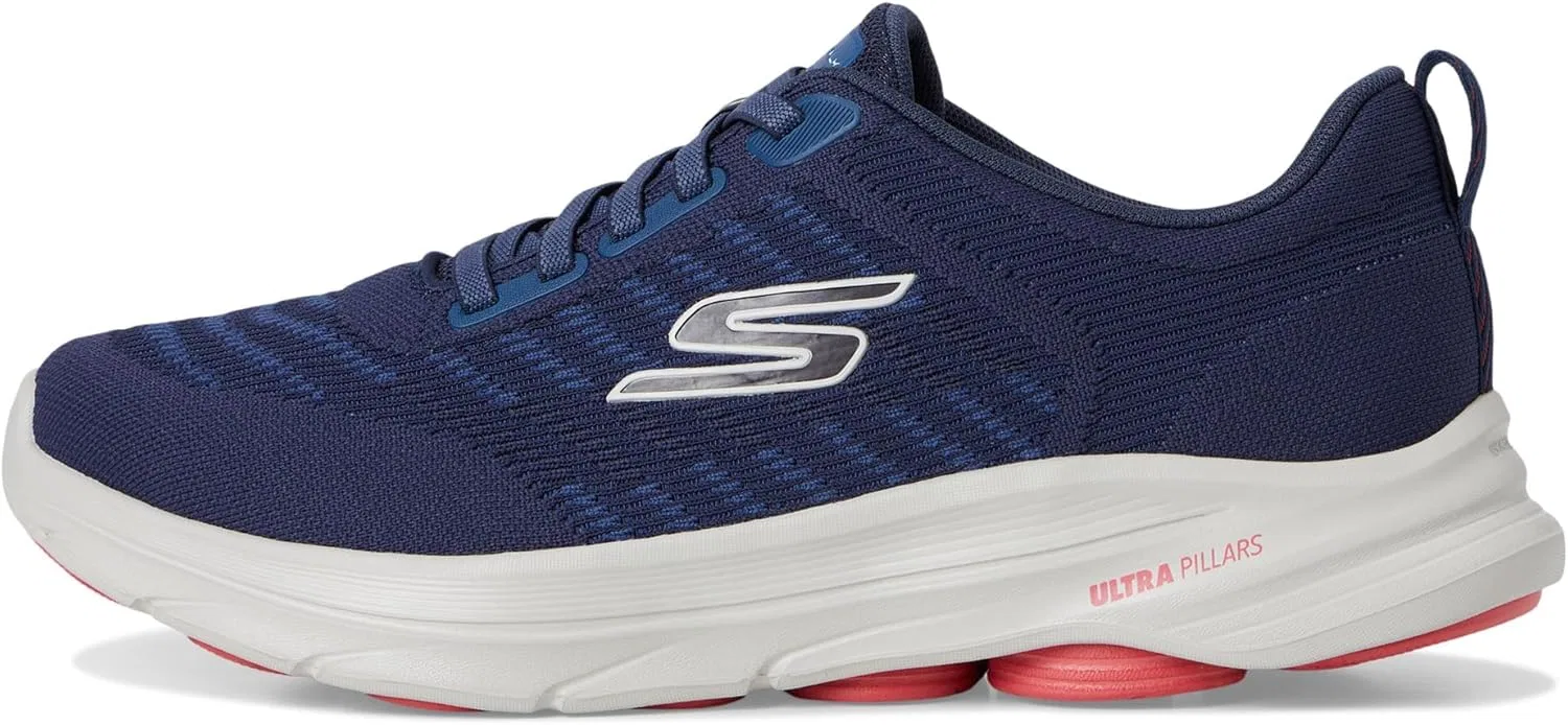 Мужские кроссовки Skechers Go Walk 8 Day, красный/темно-синий — фото 4
