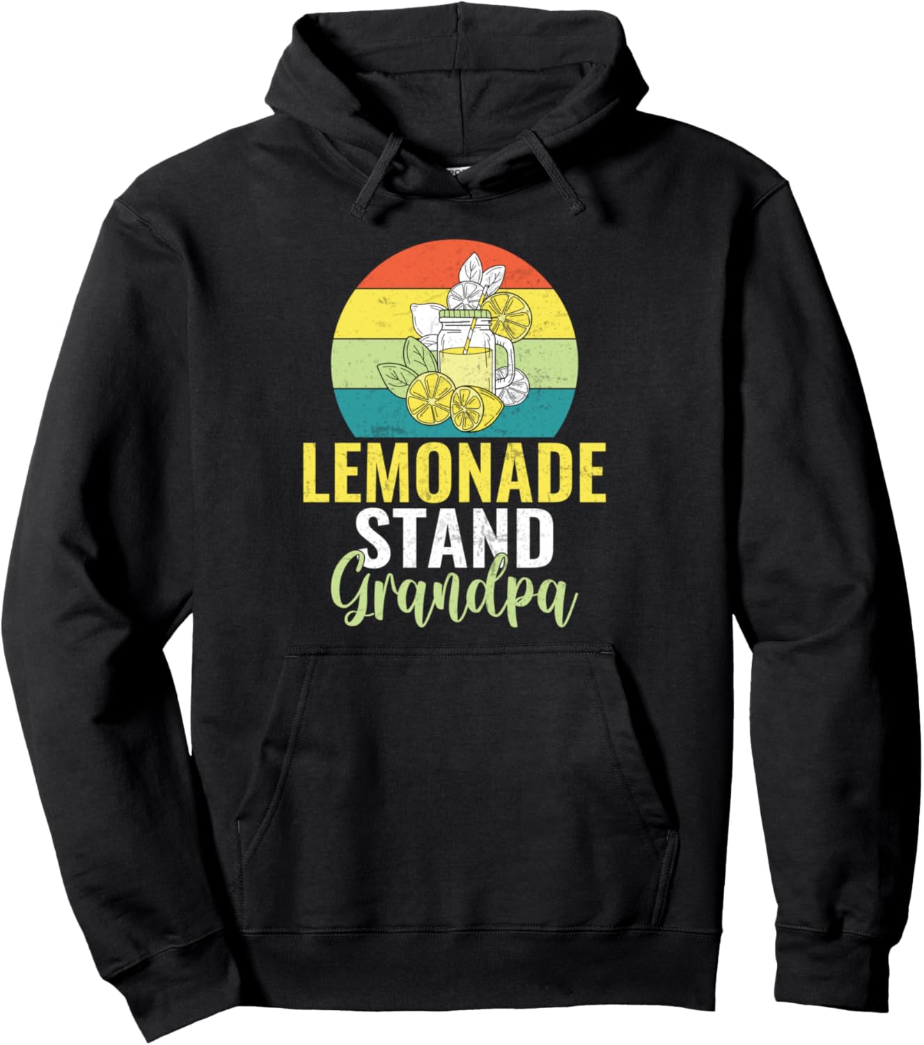 

Лимонадный киоск Дедушка Лимонад Дедушка Худи Lemonade Gift Ideas, черный