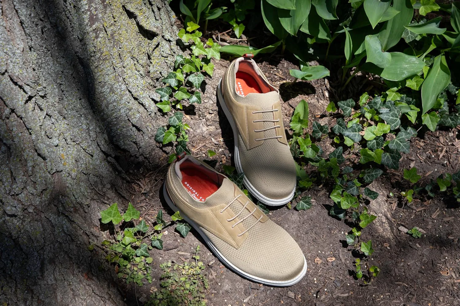 Мужские туфли Dearfoams Nash Slip-On Oxford, легкие, дышащие, с поддержкой свода стопы — фото 3