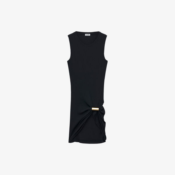 

Топ Loewe с защипами, черный