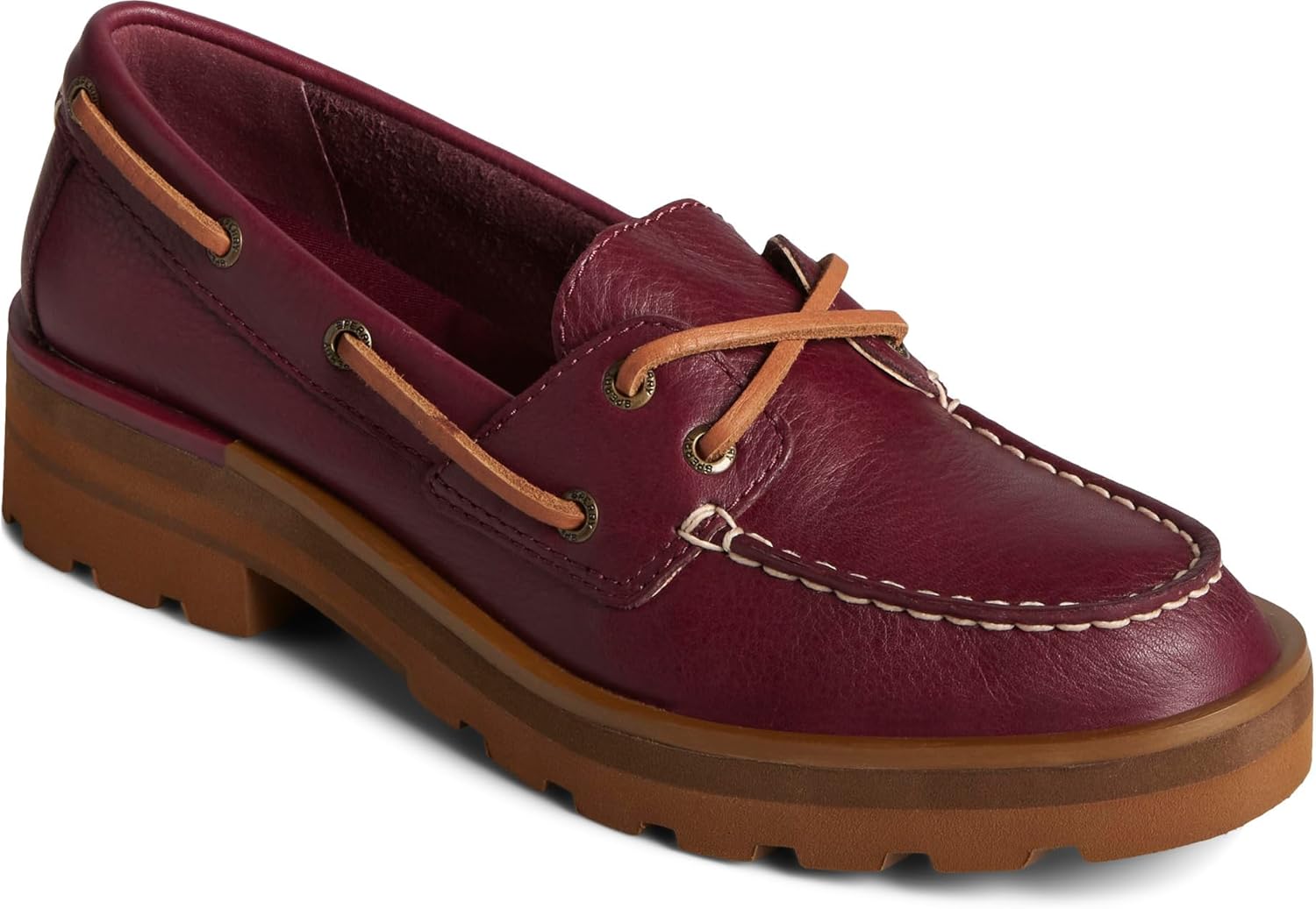Мужские массивные топсайдеры Sperry с двумя отверстиями для шнурков, Cordovan — фото 2