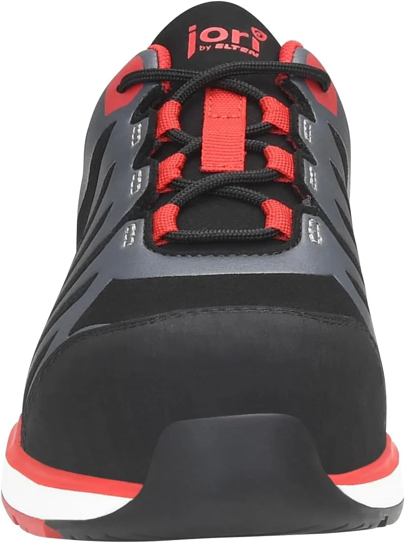 Защитная обувь ELTEN Jori jo_Rapid Black-red Low ESD S3S, женская и мужская, текстиль, композитный защитный носок (легче стального), легкая, спортивная — фото 4