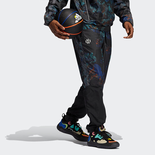 Спортивные штаны adidas Hrdn Nxt Pant Flowery Printed Basketball Pants Men's Black, черный — фото 4