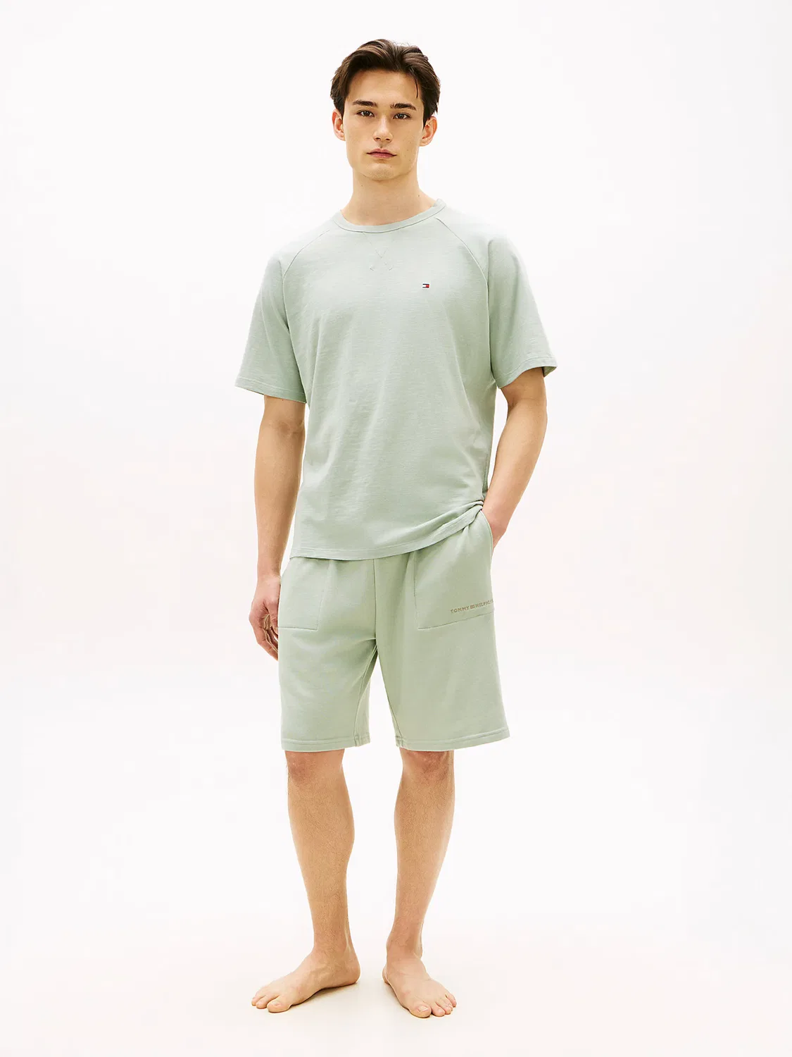 Обычные пижамные штаны - 'незаменимый элемент гардероба'. Tommy Hilfiger Underwear, Pastel Green — фото 3