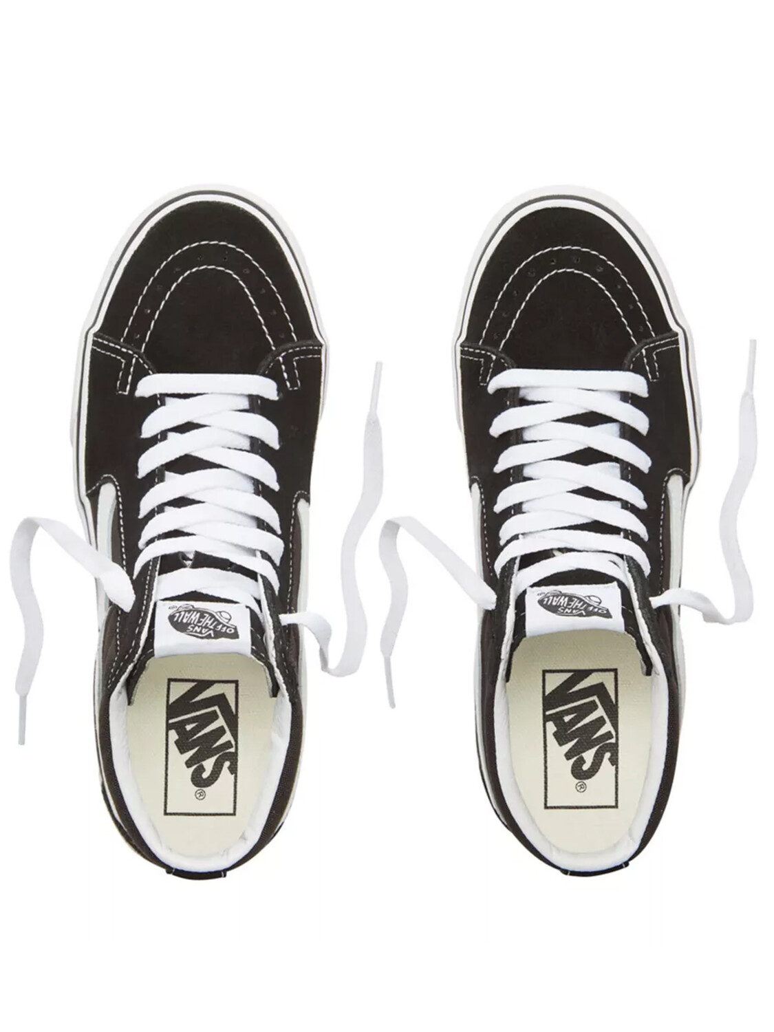 Vans SK8-HI Платформа 2.0 Женский, черный/белый — фото 3